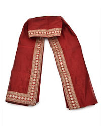 Manyavar Men Bright Maroon Dupatta