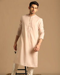 Manyavar Men Self Design Rani Kurta Set