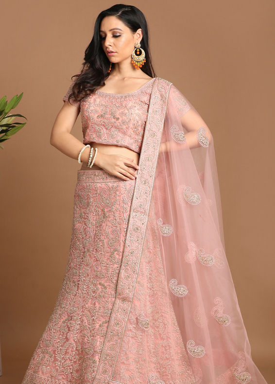 Mohey Women Playful Pink Lehenga