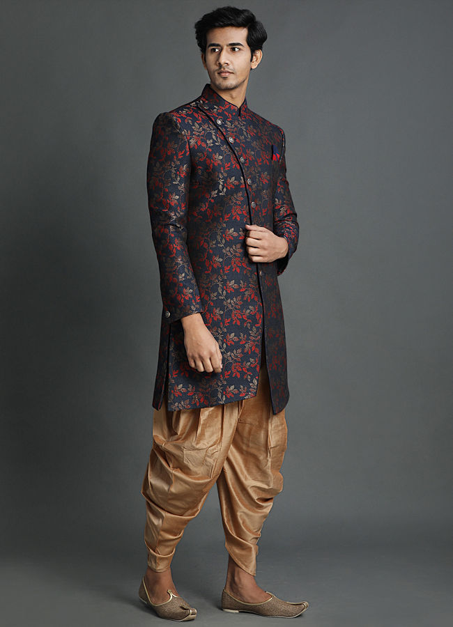 Indo western sherwani manyavar hotsell