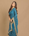 Mohey Women Enigmatic Blue Saree