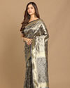 Mohey Women Magnificent Purple Designer Saree