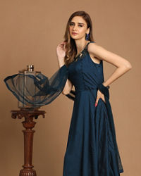 Mohey Women Georgeous Blue Gown