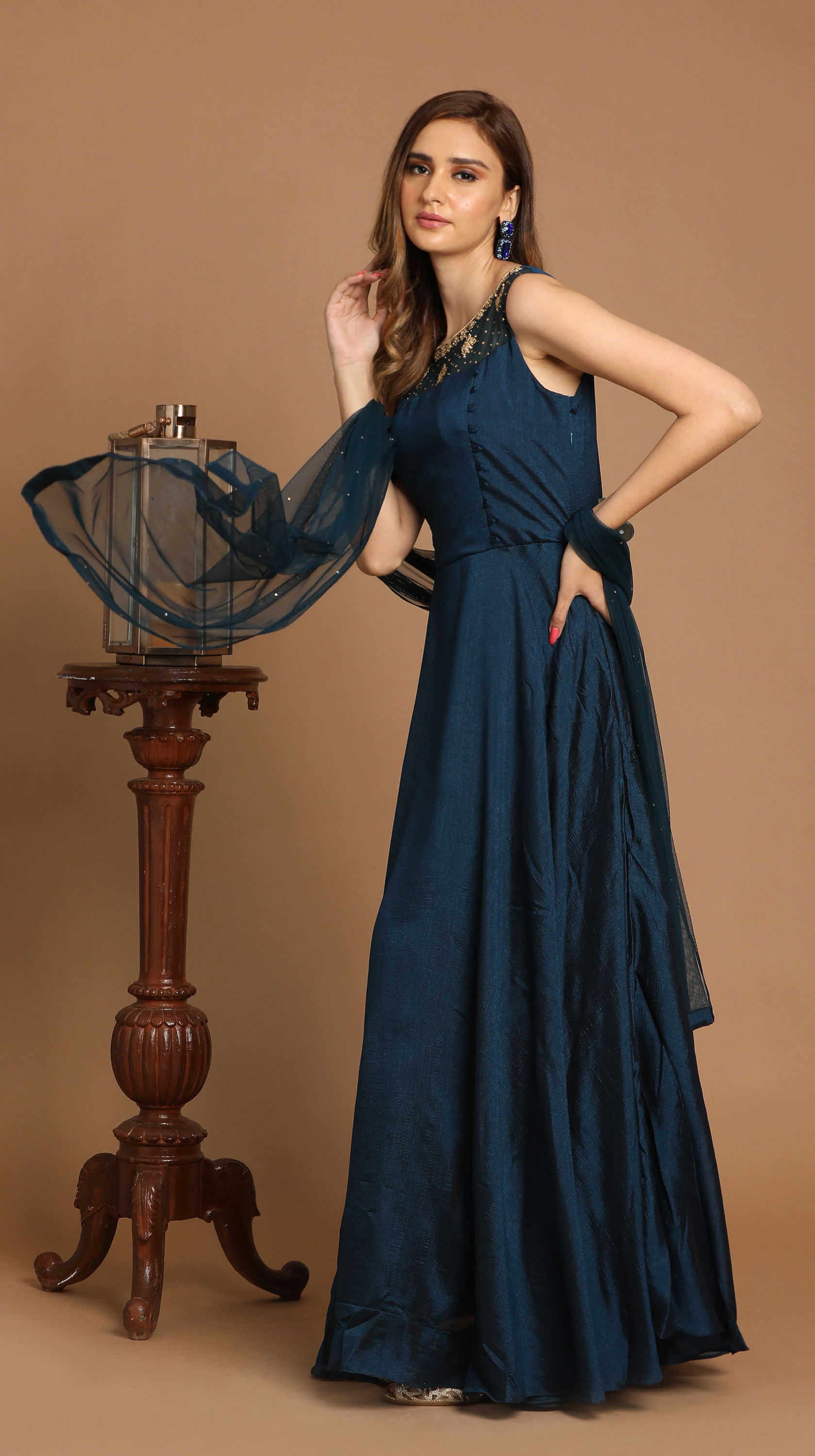 Mohey Women Georgeous Blue Gown