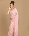 Mohey Women Princessy Pink Saree