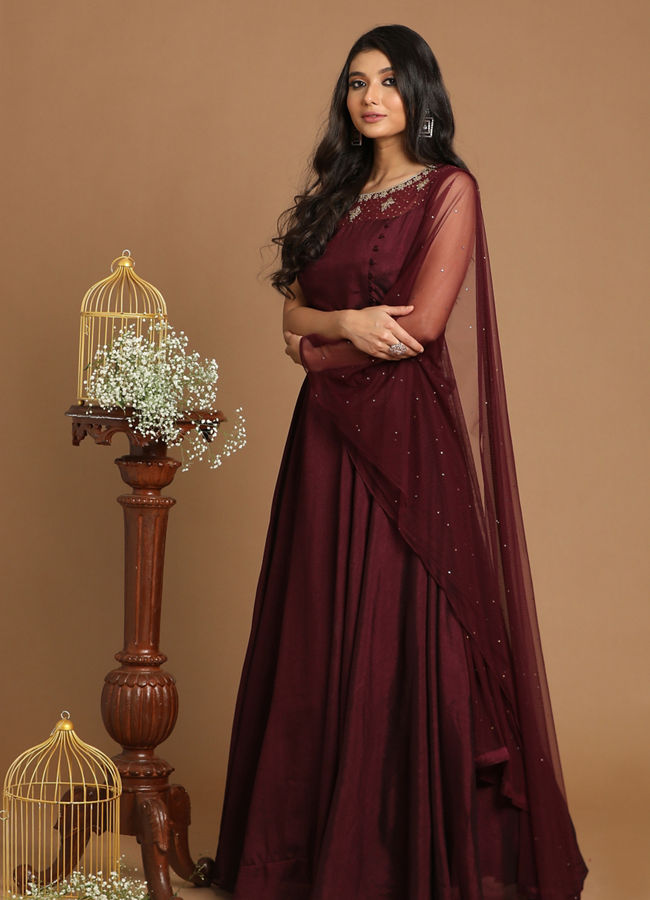 Mohey Women Georgeous Wine Gown