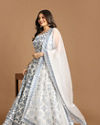 Mohey Women Elegant White Lehenga