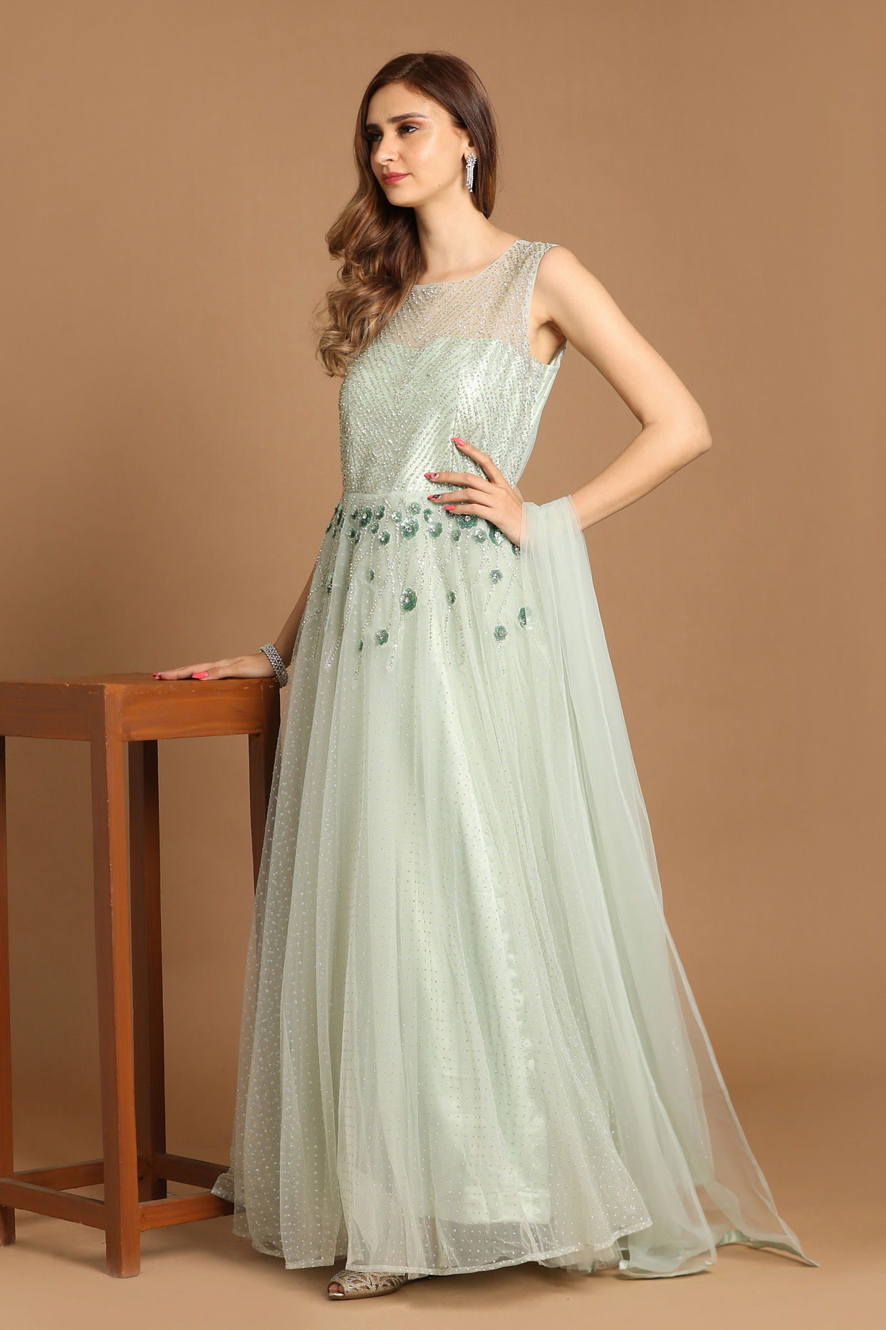 Mohey Women Perky Pista Gown