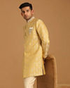 Bright Yellow Indo Western