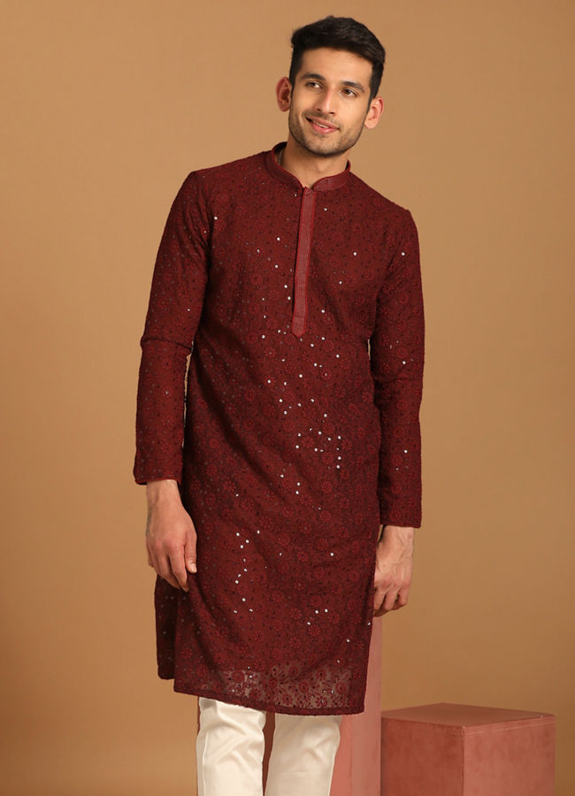 Manyavar kurta pajama online party wear