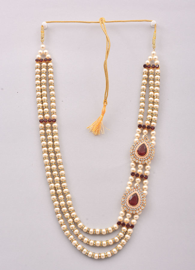 Manyavar Men Regal Maroon Mala