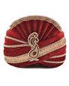 Manyavar Men Attractive Maroon Safa