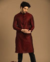 Vibrant Maroon Kurta Set