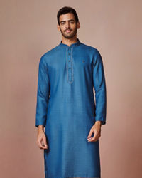 Manyavar Men Feroze Plain Kurta Set