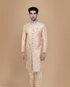 Manyavar Men Marvelous Rani Pink Wedding Sherwani