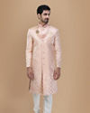 alt message - Manyavar Men Royal Rani Sherwani Suit image number 1