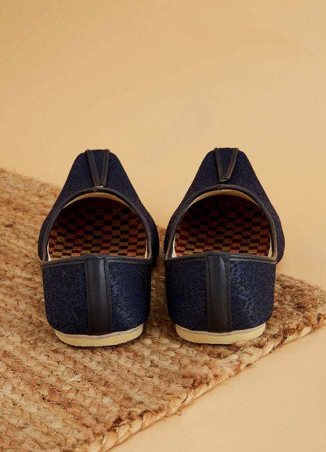 Manyavar Men Blue Jooti