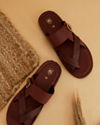 Manyavar Men Dark Brown Men's Sandal