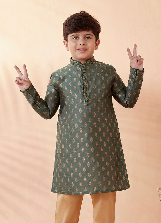 Manyavar kurta shop for baby boy