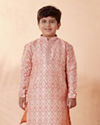 Manyavar Boys Boys Gajaree Jacquard Kurta Set