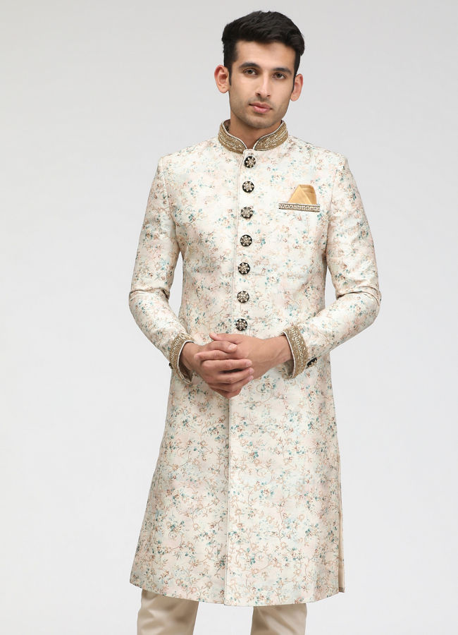 Manyavar latest clearance sherwani