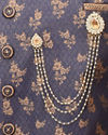 Manyavar Men Regal Fawn Brooch