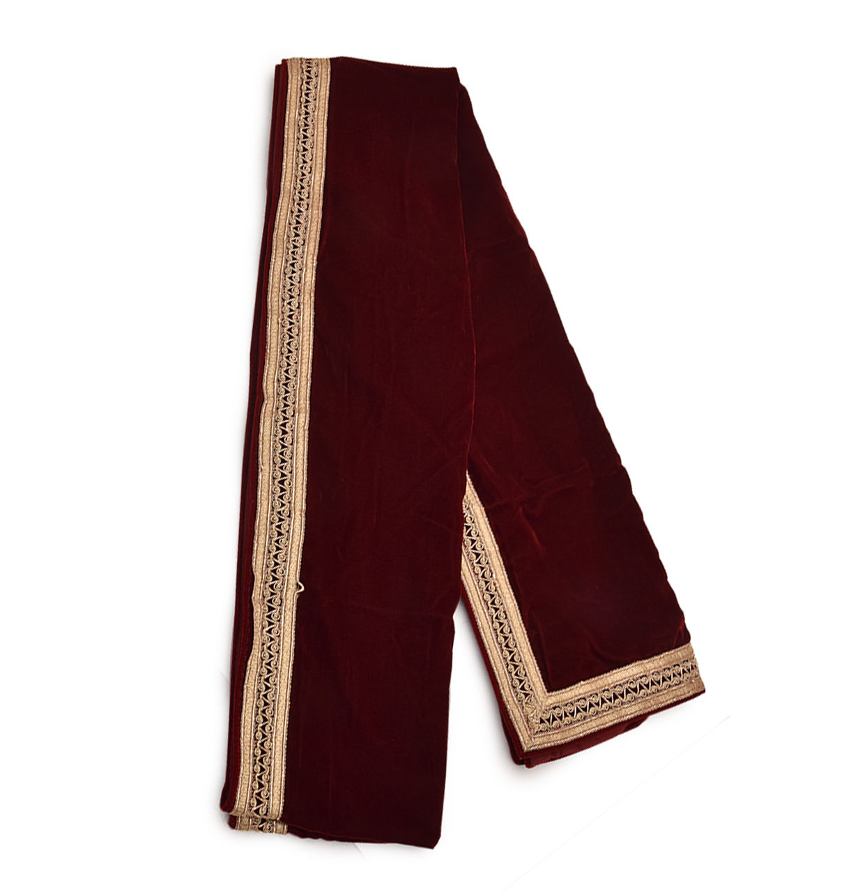 Manyavar Men Attractive Maroon Dupatta