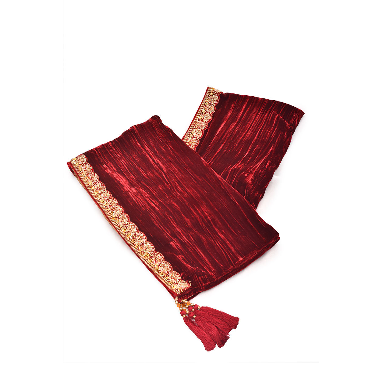 Gorgeous Maroon Dupatta image number 2