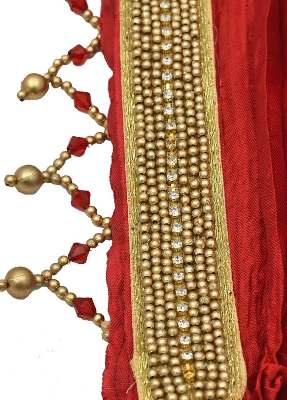 Manyavar Men Graceful Maroon Dupatta