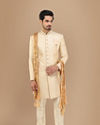 Manyavar Men Suave Light Colored Indo Western