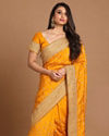 Mohey Women Sensuous Yellow Saree image number 0