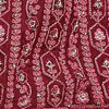 Chiffon Wine Red Lehenga