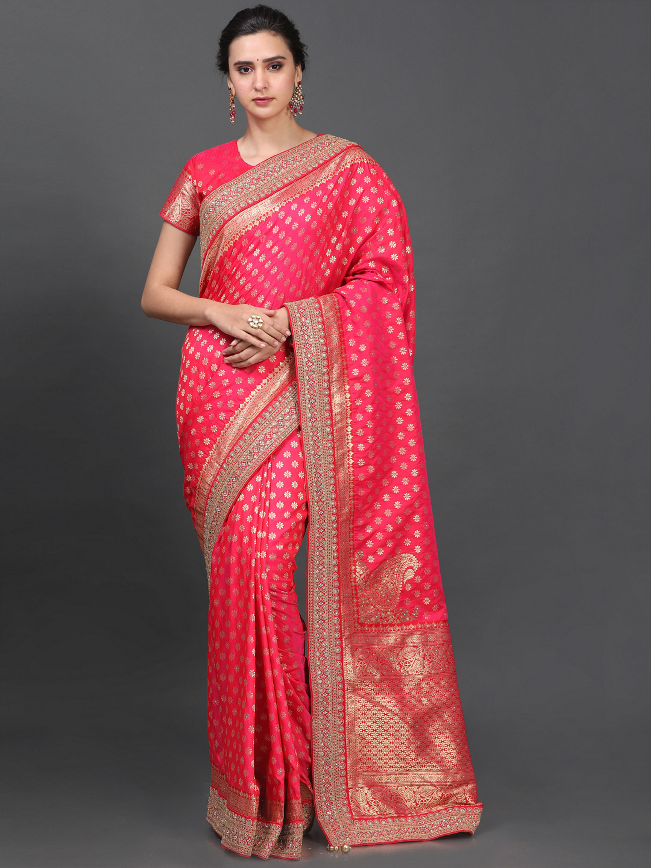 Mohey Women Imperial Rani Saree