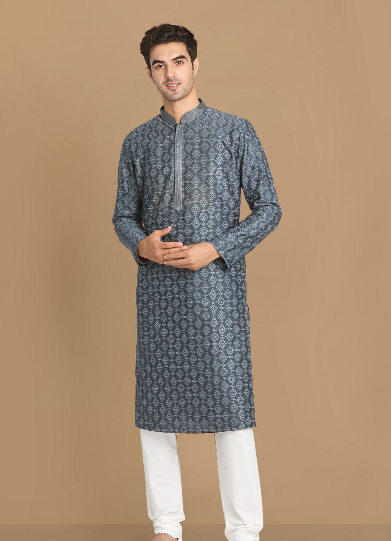 Manyavar Men Charismatic Feroze Kurta Set