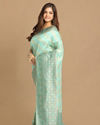 Mohey Women Enchanting Blue Designer Saree