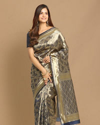 Mohey Women Magnificent Purple Designer Saree