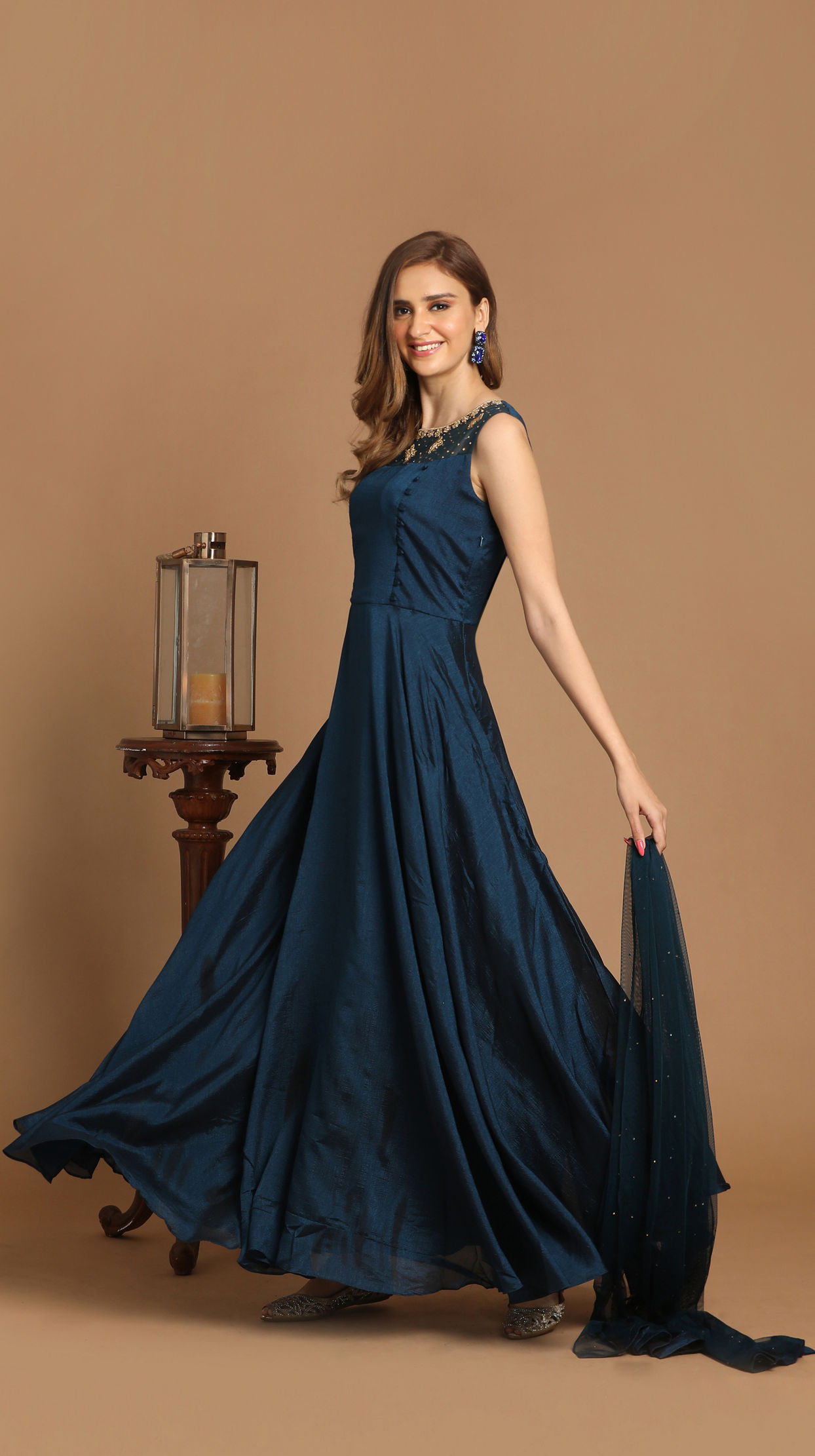 Mohey Women Georgeous Blue Gown