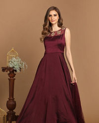 Mohey Women Impressive Wine Gown