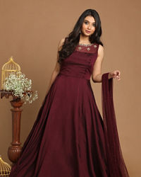 Mohey Women Georgeous Wine Gown