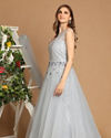 Mohey Women Gleaming Grey Gown