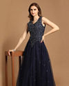 Mohey Women Bold Blue Gown