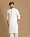 Manyavar Men Classic White Kurta Set