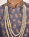 Manyavar Men Attractive Fawn Mala
