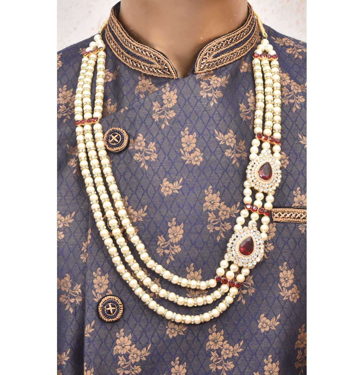 Manyavar Men Regal Maroon Mala