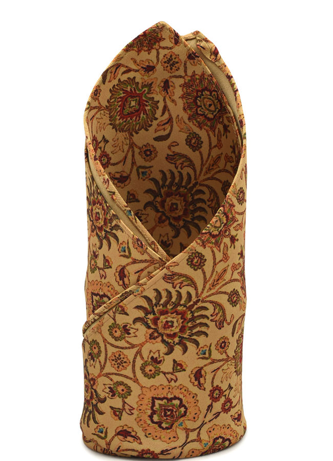 Manyavar Men Light Orange Pocket Square