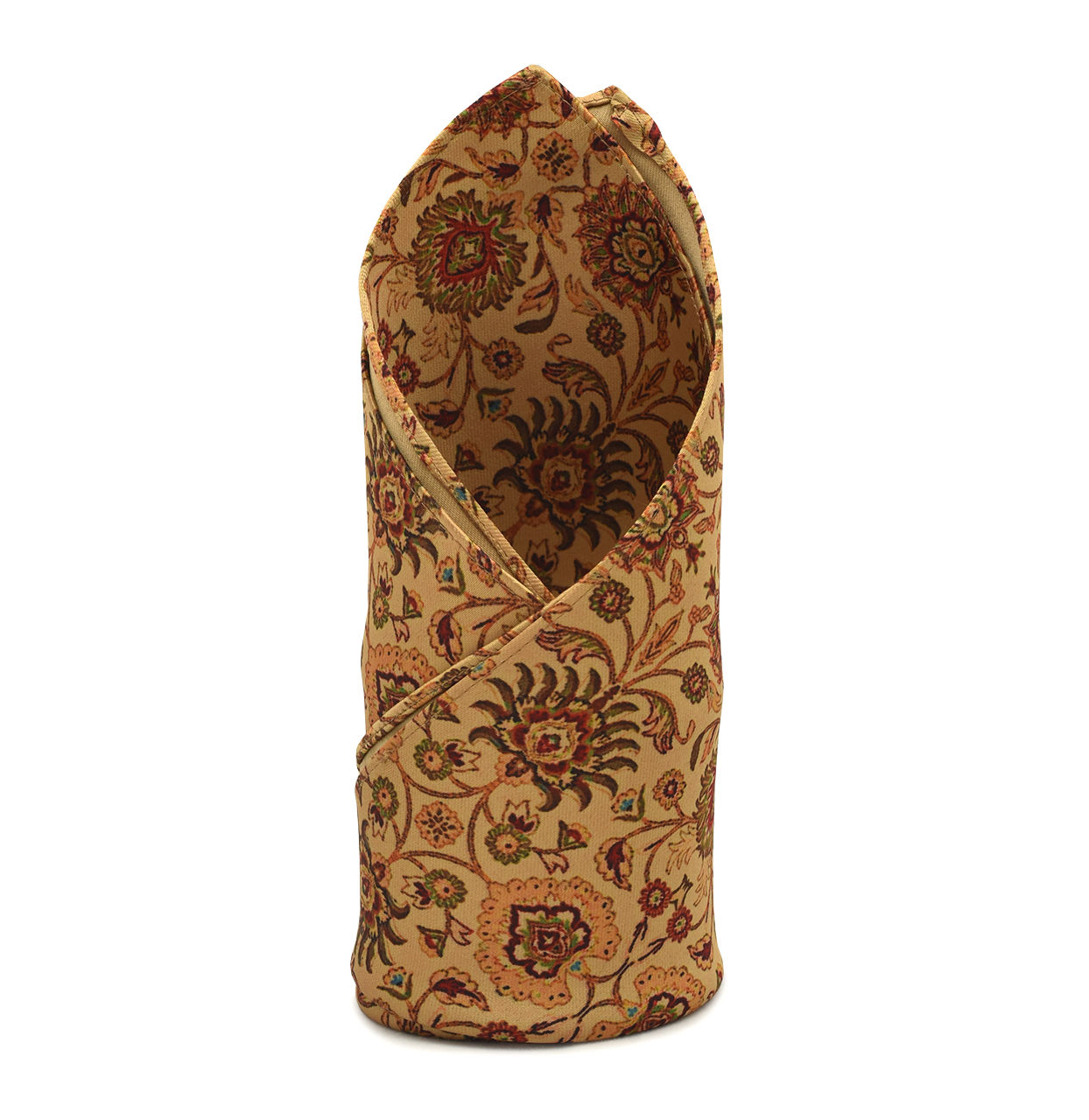 Manyavar Men Light Orange Pocket Square