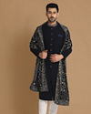 Manyavar Men Enchanting Blue Sherwani Suit
