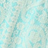 Teal Blue Printed Saree