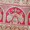 Stone Embellished Pink Benarasi Lehenga
