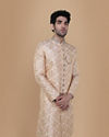 Manyavar Men Marvelous Rani Pink Wedding Sherwani